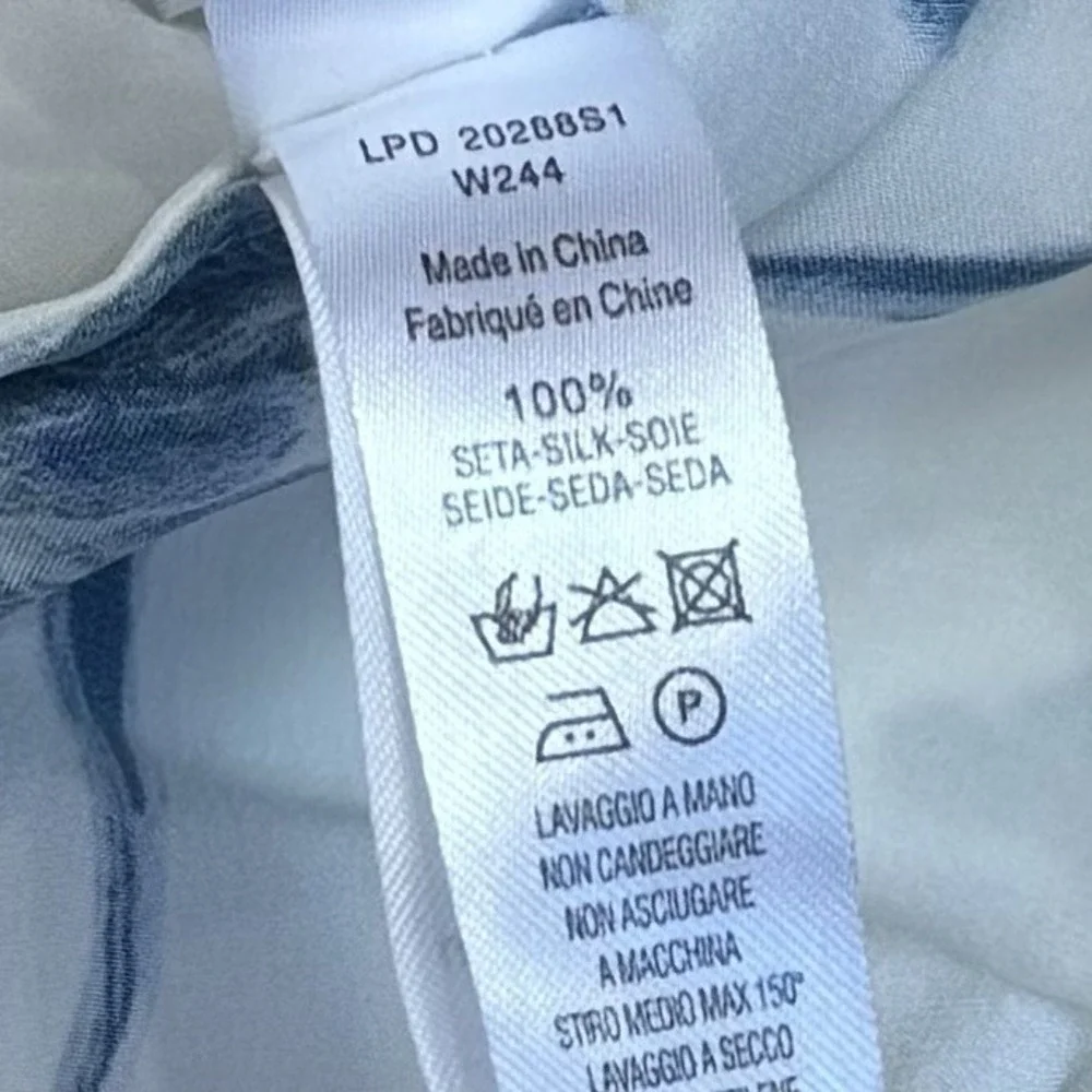 La Perla Floral 100% Silk Pajama Pants Cozy Feminine Dainty Special Occasion L - Picture 12 of 16